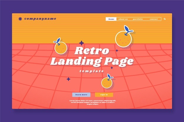 手绘美式复古网页banner横幅广告模板