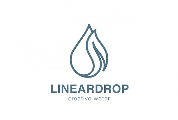 水滴标志logo