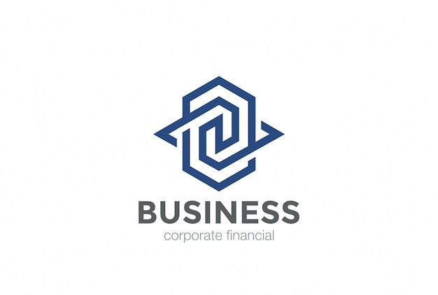 抽象图形标志logo