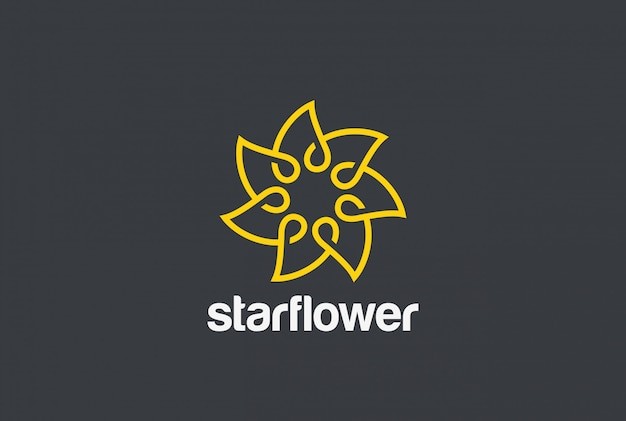 花卉花朵标志logo