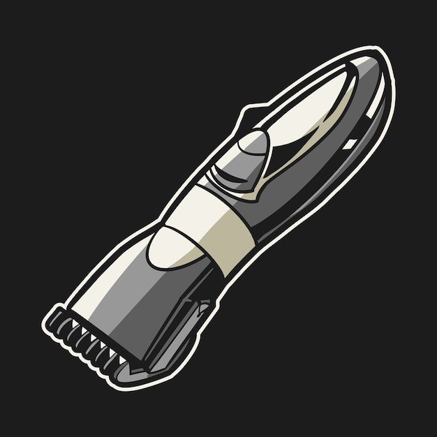 剃须刀插画