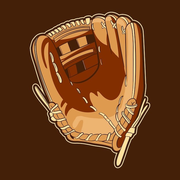 棒球手套插画