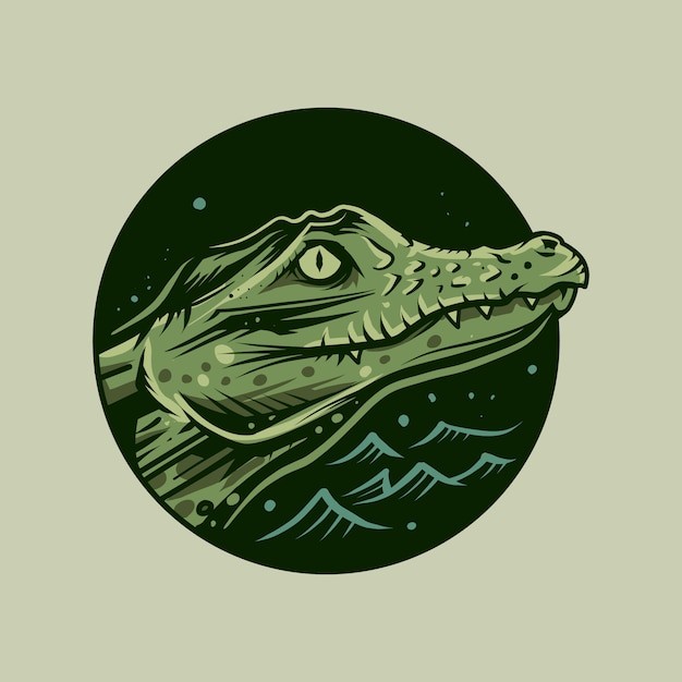 鳄鱼插画