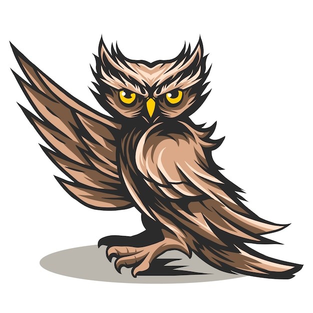 猫头鹰插画