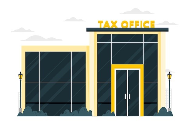 税务局插画