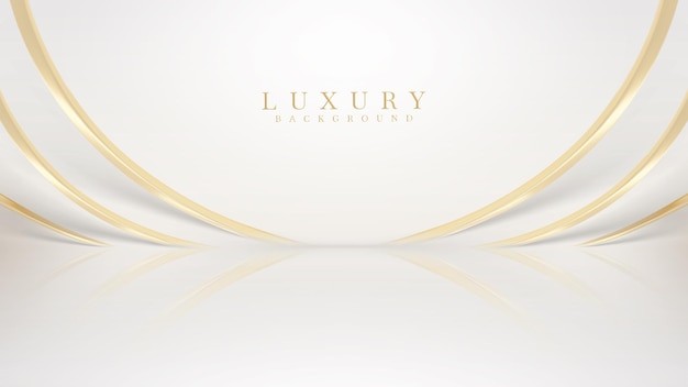 金色白色华丽背景