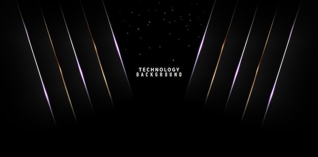 黑色金色线条背景