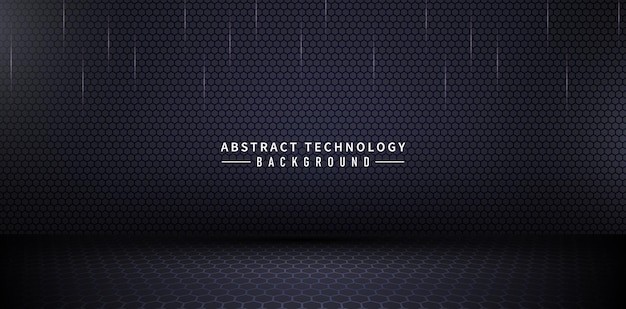 黑色蜂窝状质感背景