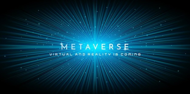 速度线条蓝色科技背景