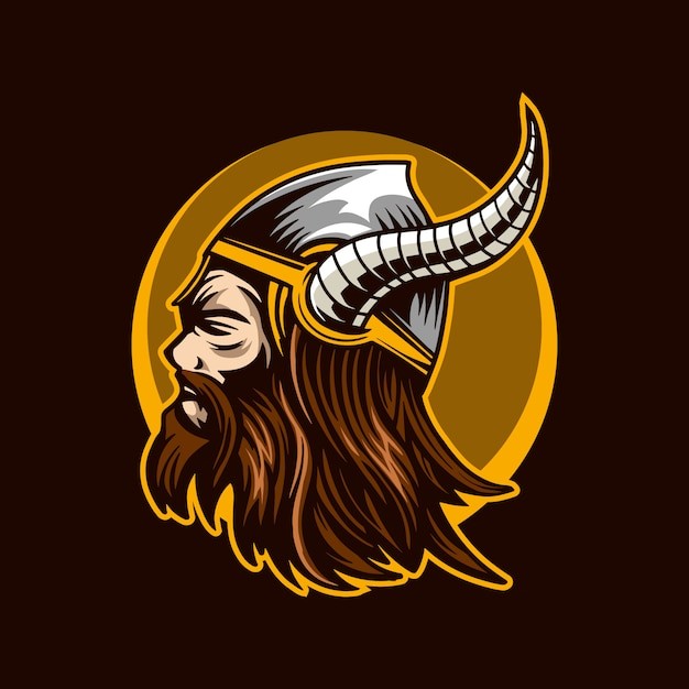 维京人战士插画