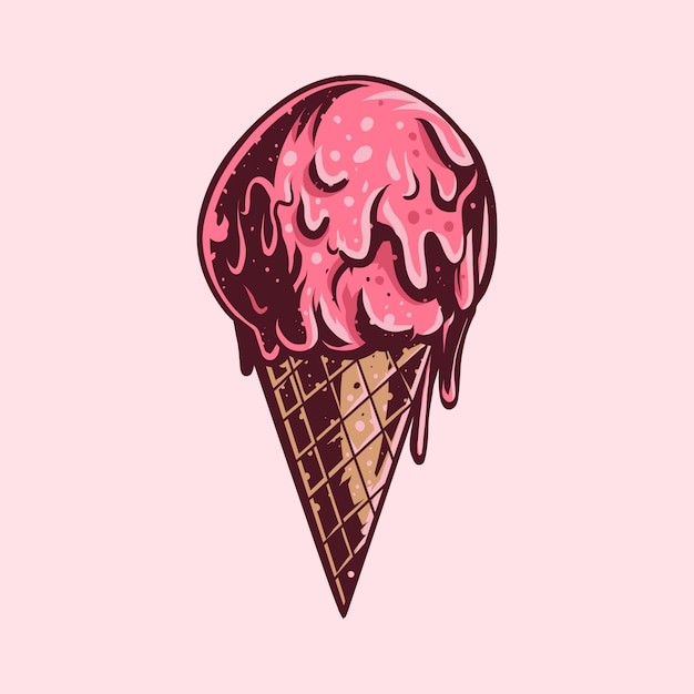 冰淇淋插画