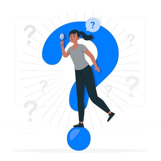 好奇心搜索插画