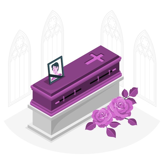 棺材插画