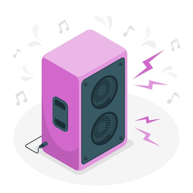 音箱插画