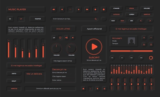 音乐播放器appui设计