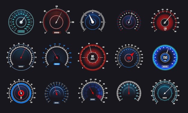 仪表盘速度指示