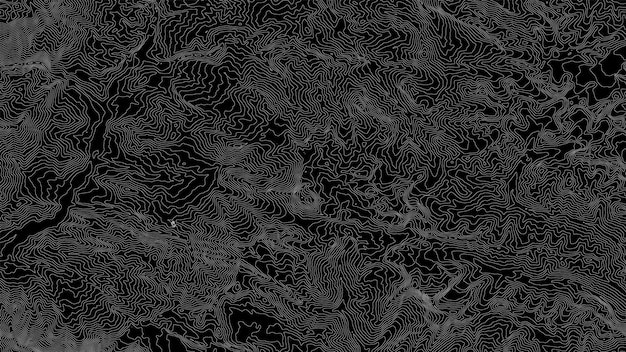 抽象线条地形图等高线背景