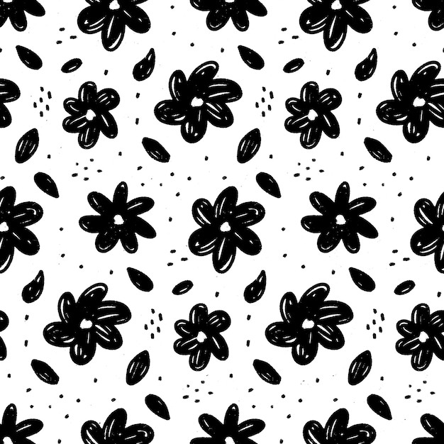 手绘小花朵花纹