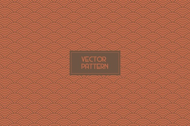 青海波海浪波浪无缝平铺花纹背景