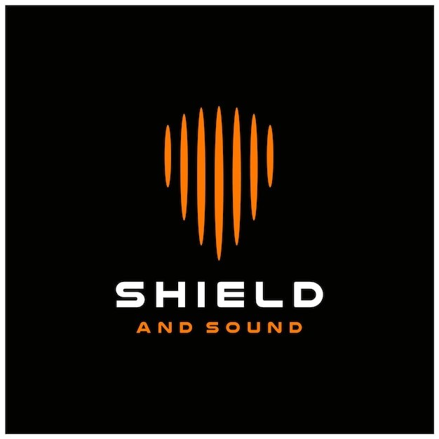 录音室波形频谱标志logo