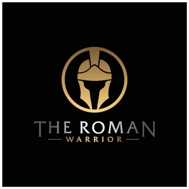 罗马战士头盔标志logo