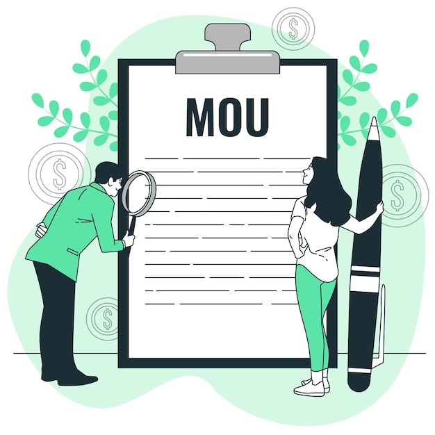 谅解备忘录插画