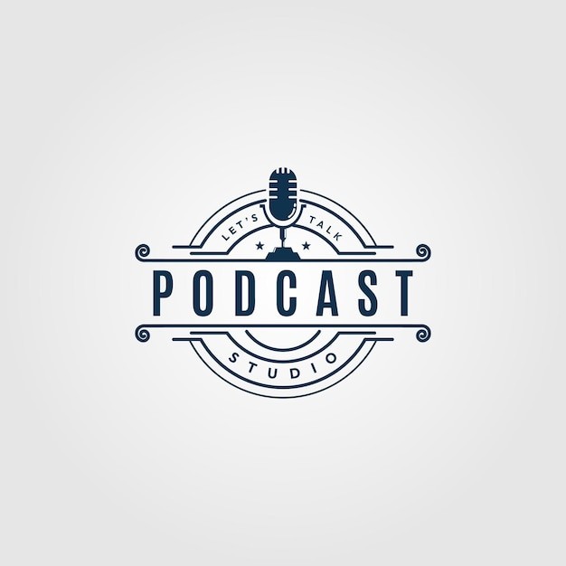 麦克风话筒标志logo