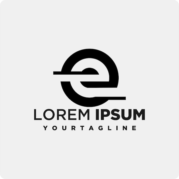 字母e标志logo