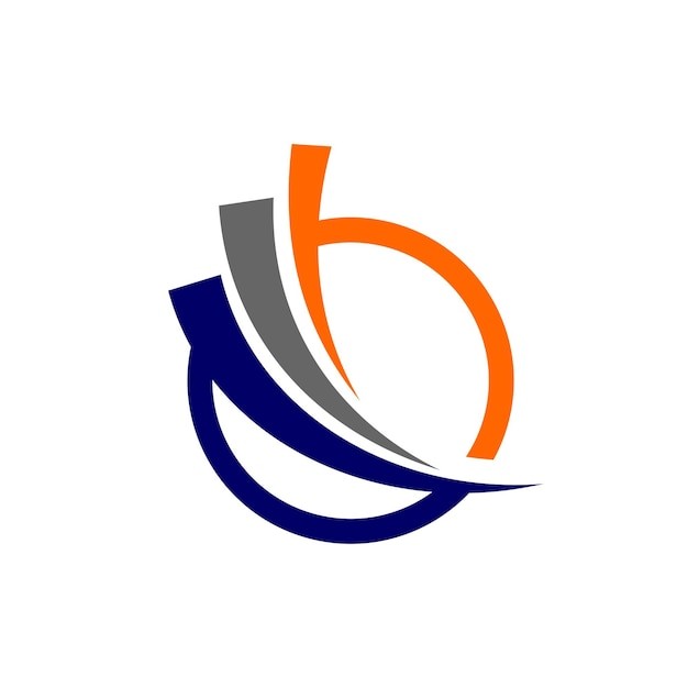 圆形和旋风标志logo