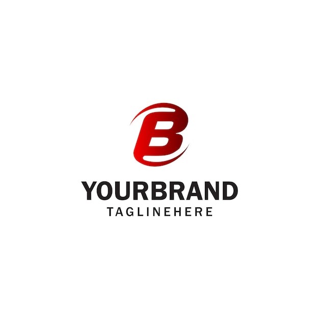 字母b旋转标志logo