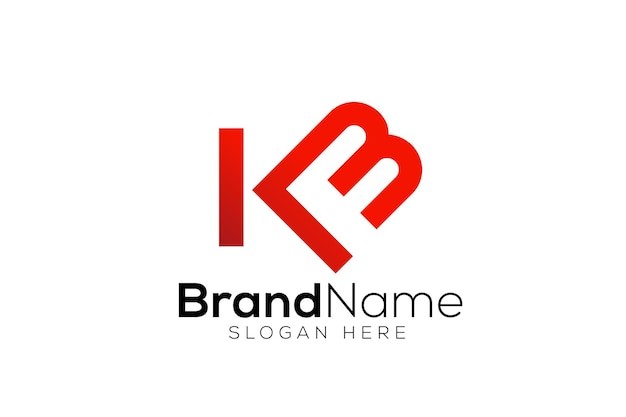 字母km字母kf手掌标志logo