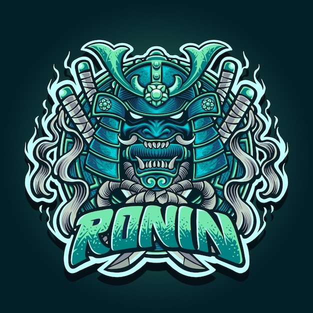 日本盔甲武士队标标志logo