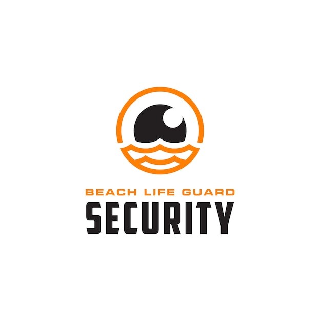 望远镜海浪大海标志logo