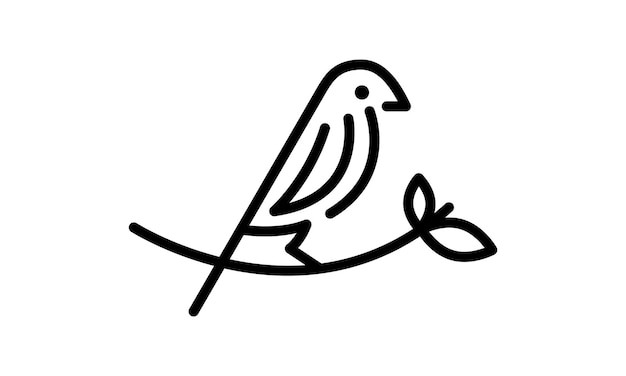 抽象的鸟标志logo