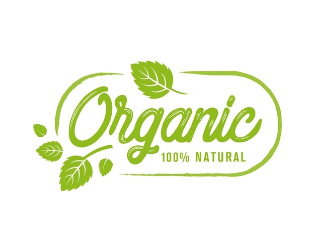 绿色自然有机标志logo