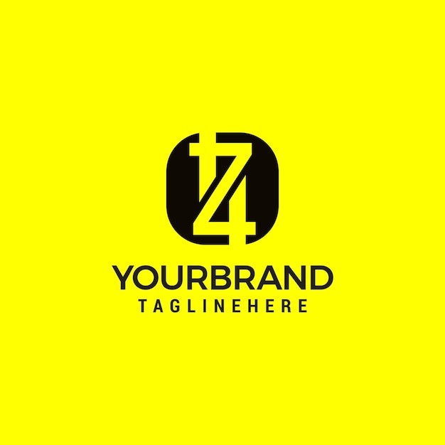 字母z4字母4z标志logo