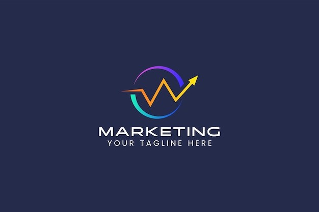 投资理财升值箭头标志logo