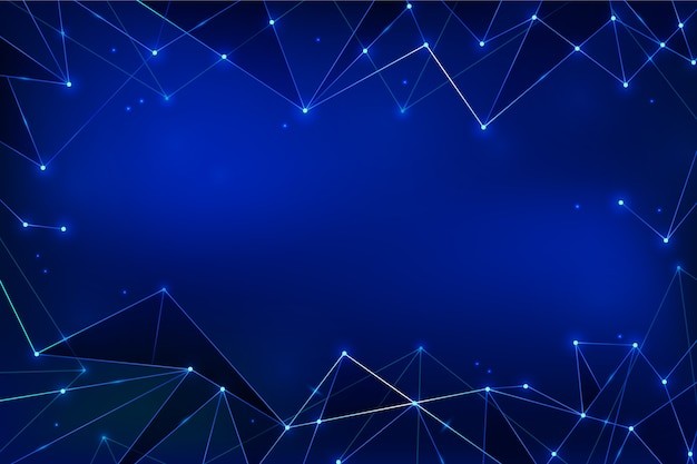 蓝色科技线条背景