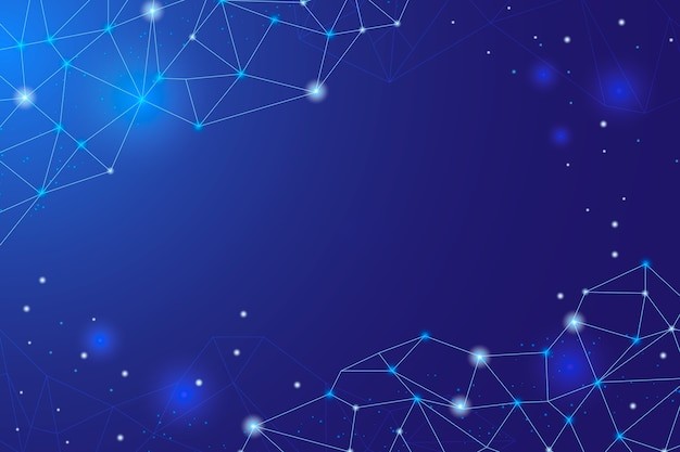 蓝色科技线条背景