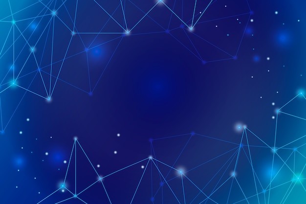 蓝色科技线条背景