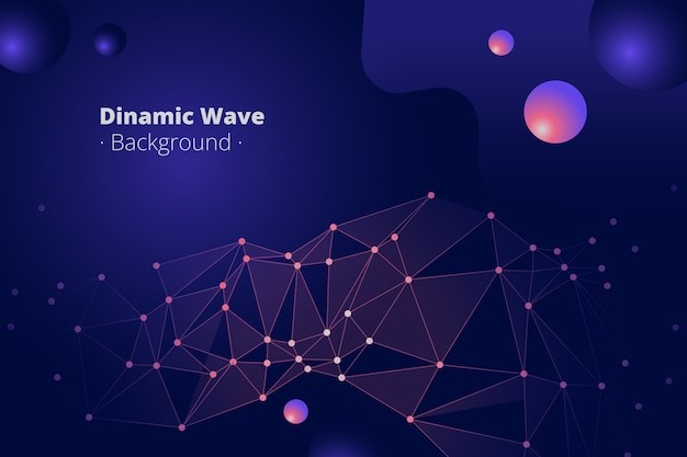 蓝色科技线条背景