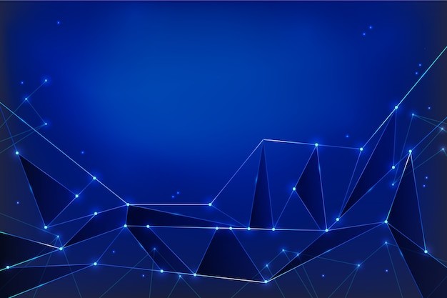 蓝色科技线条背景