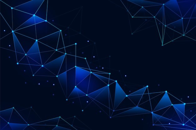 蓝色科技线条背景