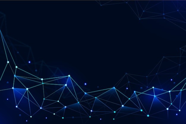 蓝色科技线条背景