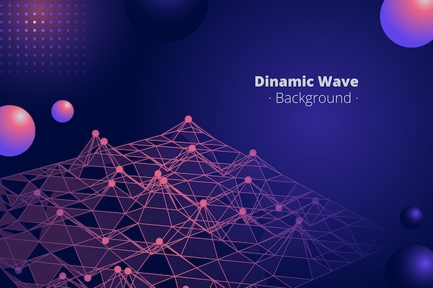 蓝色科技线条背景