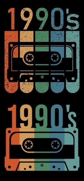 1990复古磁带元素