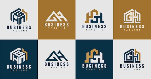 房地产字母ahgn标志logo