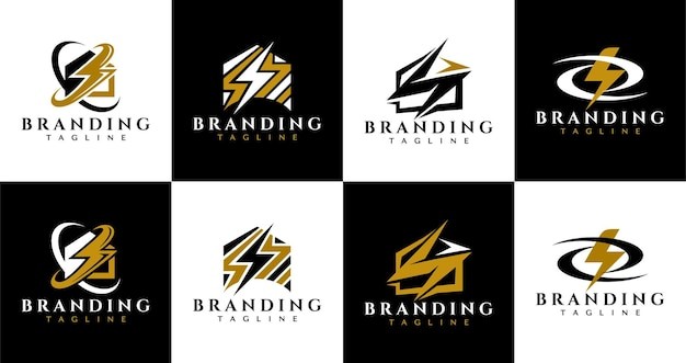 闪电能源家居标志logo