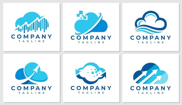 数据分析云服务标志logo