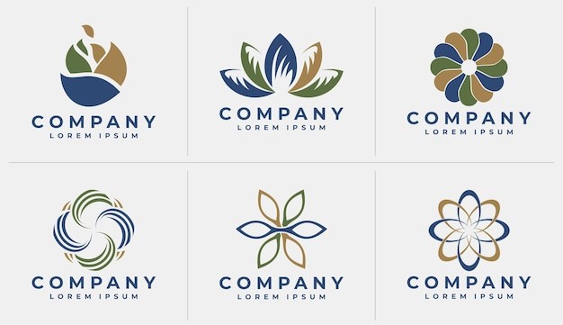 花朵花瓣标志logo